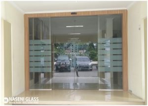 Pintu Kaca Otomatis Kantor Bappeda Banda Aceh